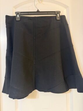 LOFT Outlet Black A-Line Skirt